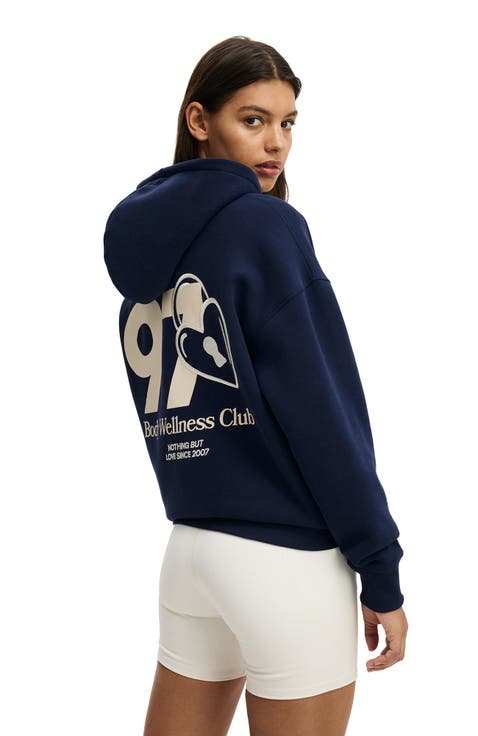 Women's Active Plush Premium Graphic Hoodie
