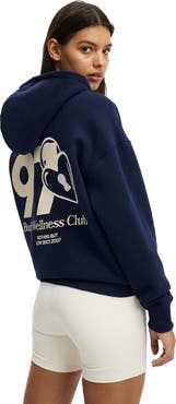 COTTON ON BODY Women's Active Plush Premium Graphic Hoodie