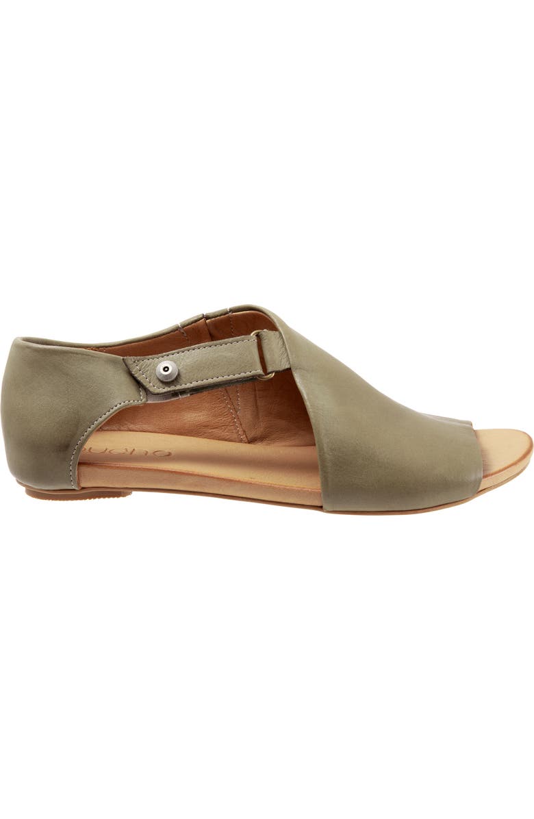 Bueno Kale Flat Sandal, Alternate, color, Sage Leather