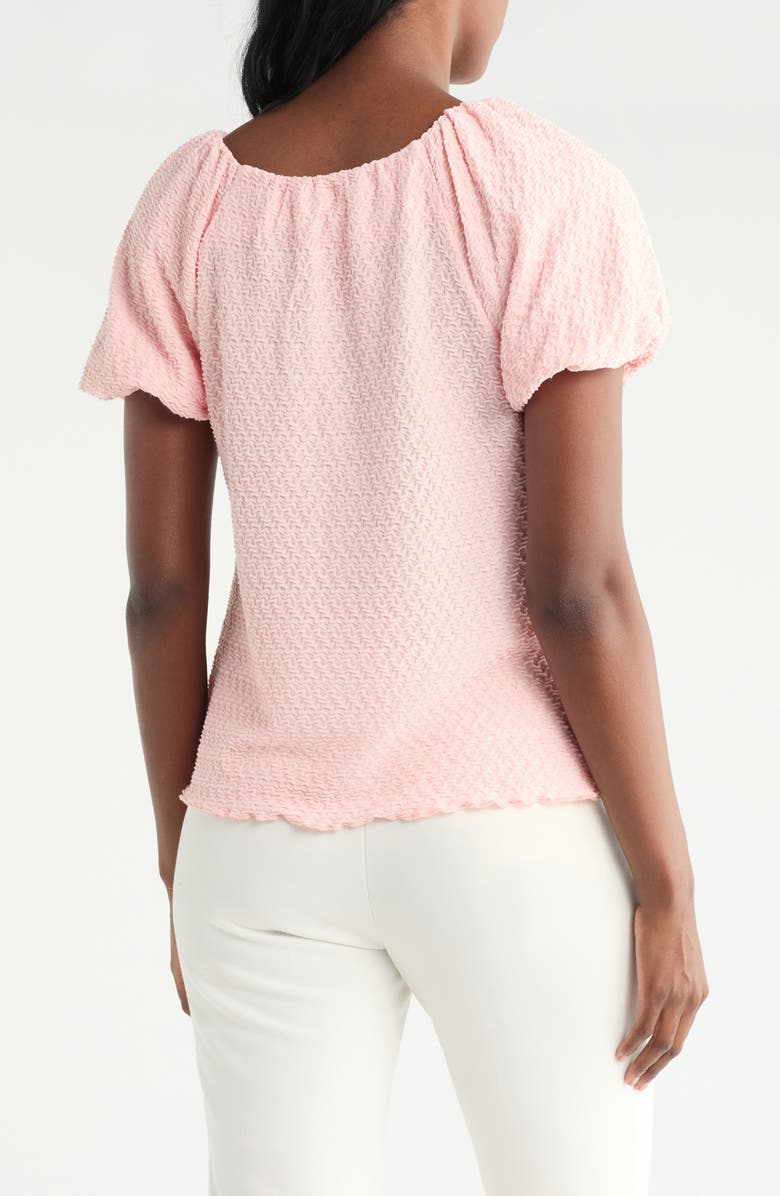 CHENAULT Bubble Sleeve Knit Top, Alternate, color, Pink