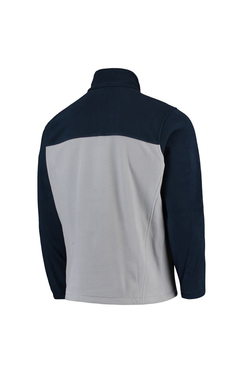 Columbia Men's Columbia Navy/Gray Penn State Nittany Lions Flanker III Fleece Team Full-Zip Jacket, Alternate, color, 