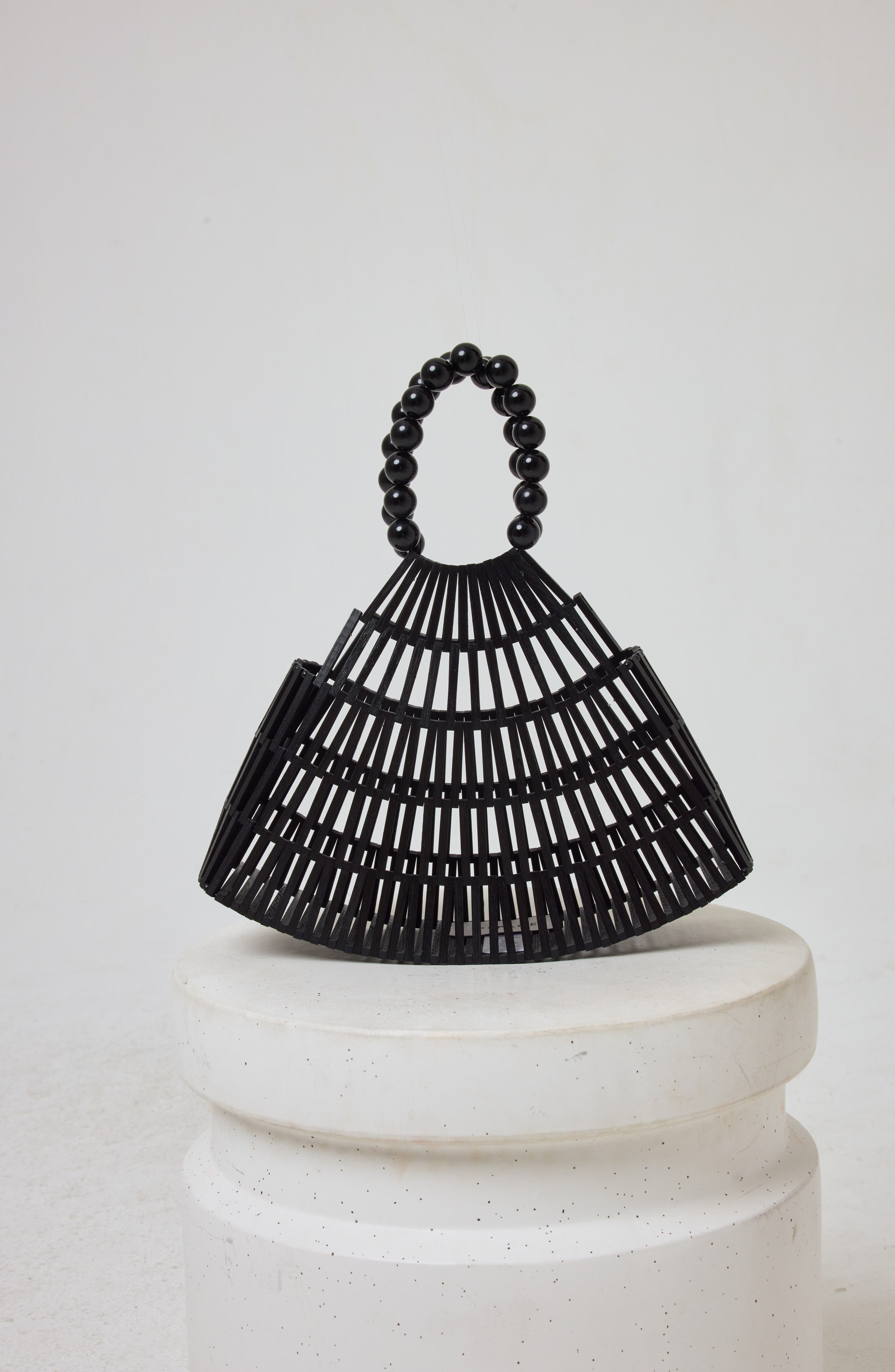 LSPACE Starlight Wood Handbag, Alternate, color, Black