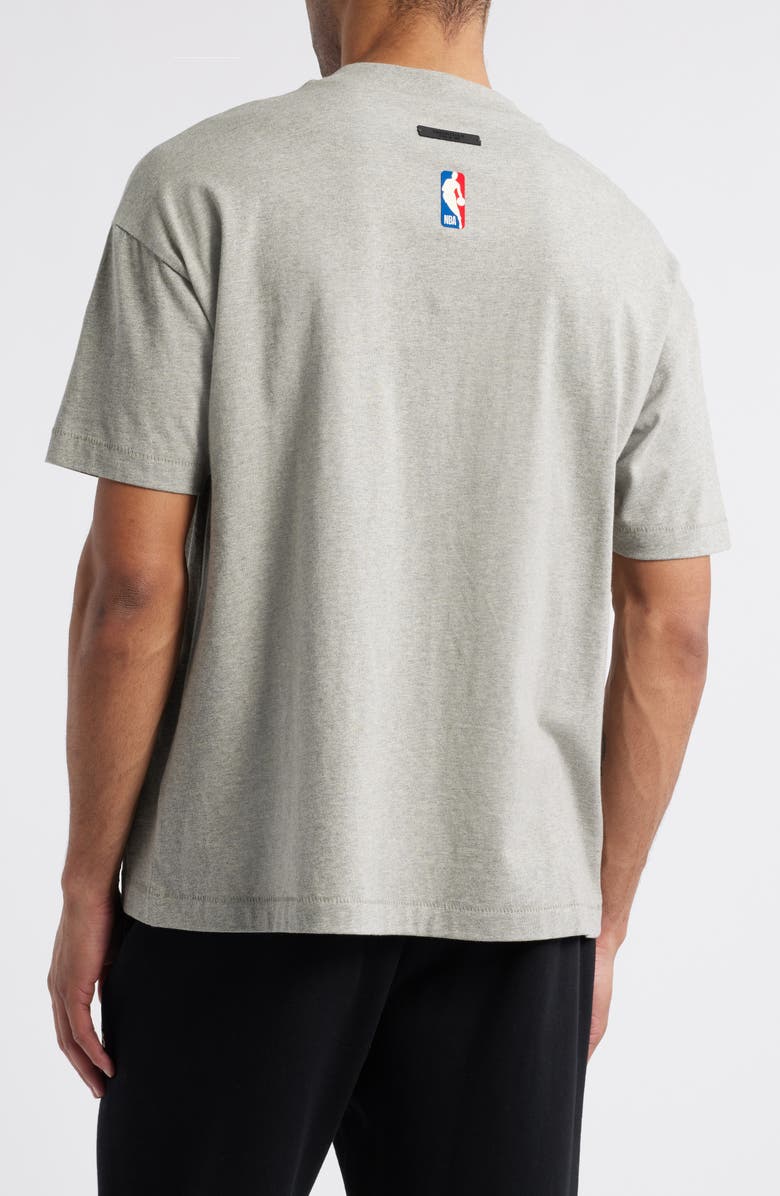 Fear of God Essentials x NBA Chicago Bulls Graphic T-Shirt, Alternate, color, Warm Heather