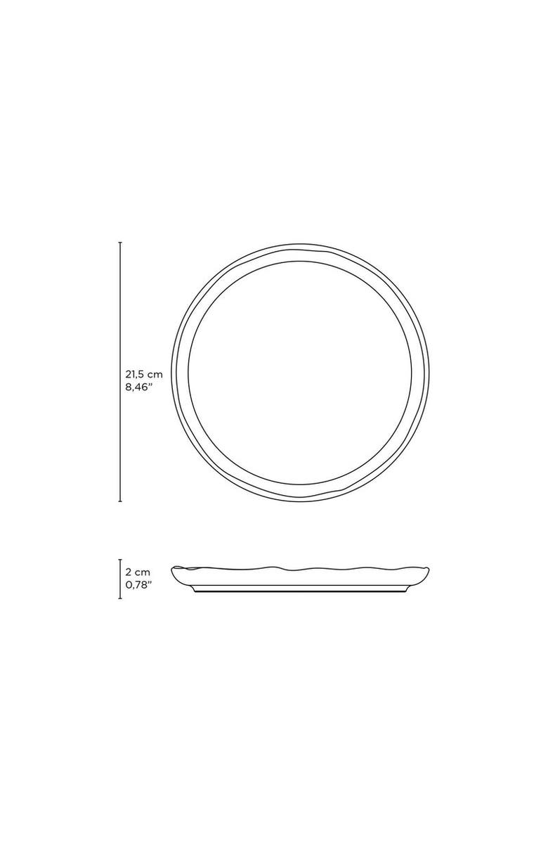 Porto Brasil Dessert Plate Set of 6, Alternate, color, Litchi