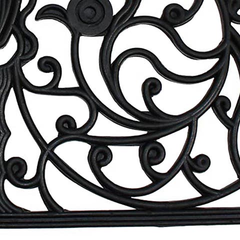 Half Round Rubber Non-Slip Doormat 24x36