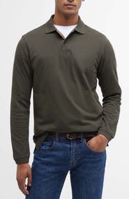 Barbour Essential Long Sleeve Piqu2 Polo