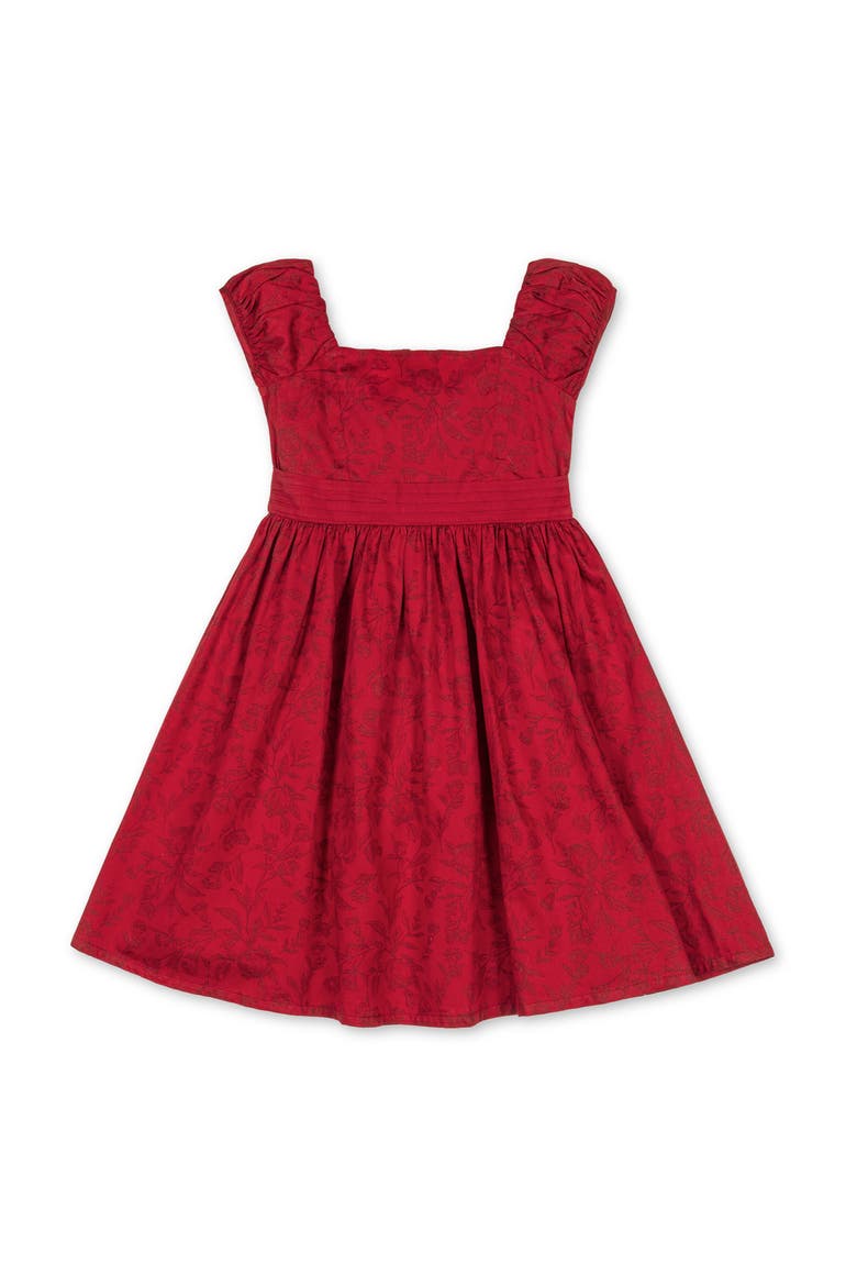 hope and henry holiday dress & Kids' Organic Puff Sleeve Sateen Party (Women) royal blue formal dress