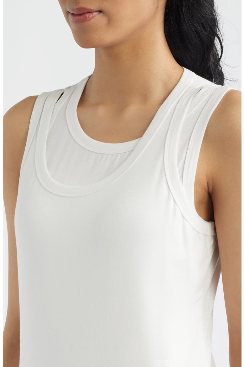 Layered Look Tank, Alternate, color, WHITE