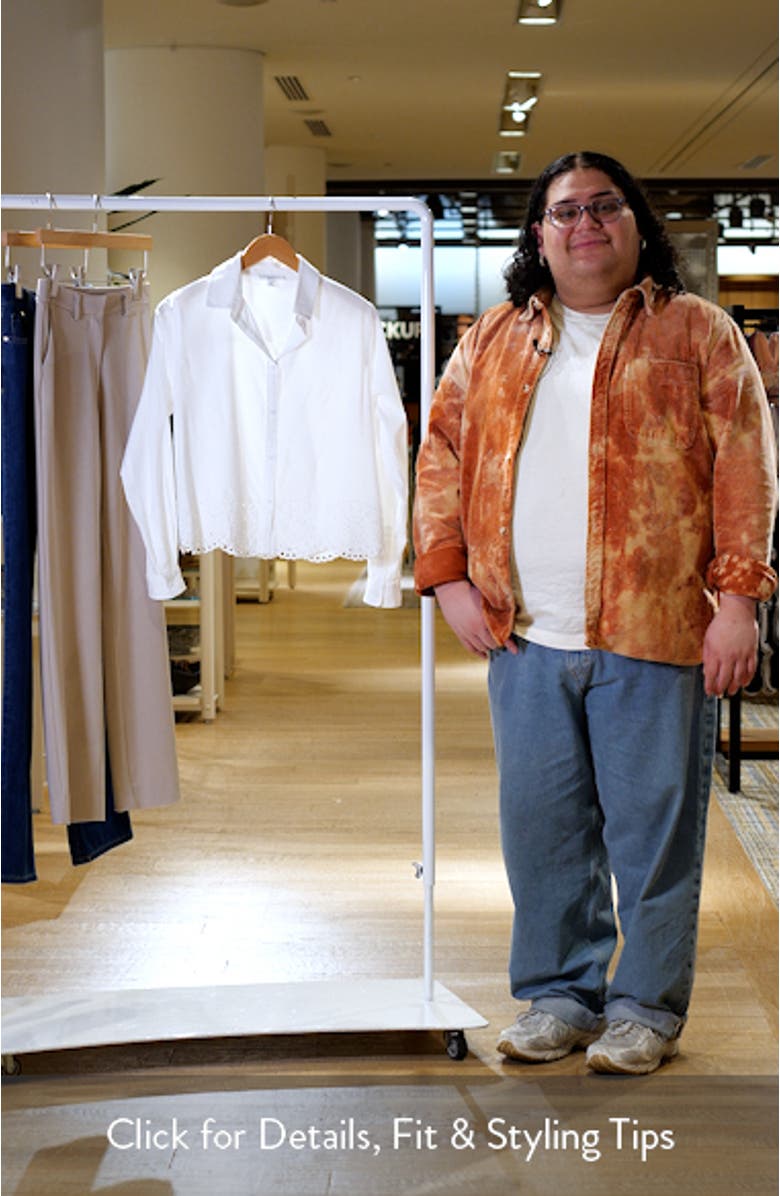 Julian Eyelet Shirt, sales video thumbnail