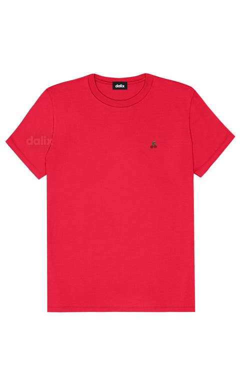 Womens Lil Cherry Jersey Tee