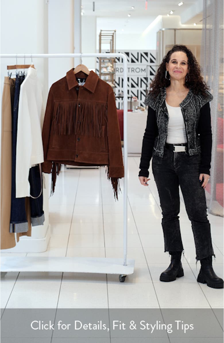 Wren Fringe Suede Jacket, sales video thumbnail