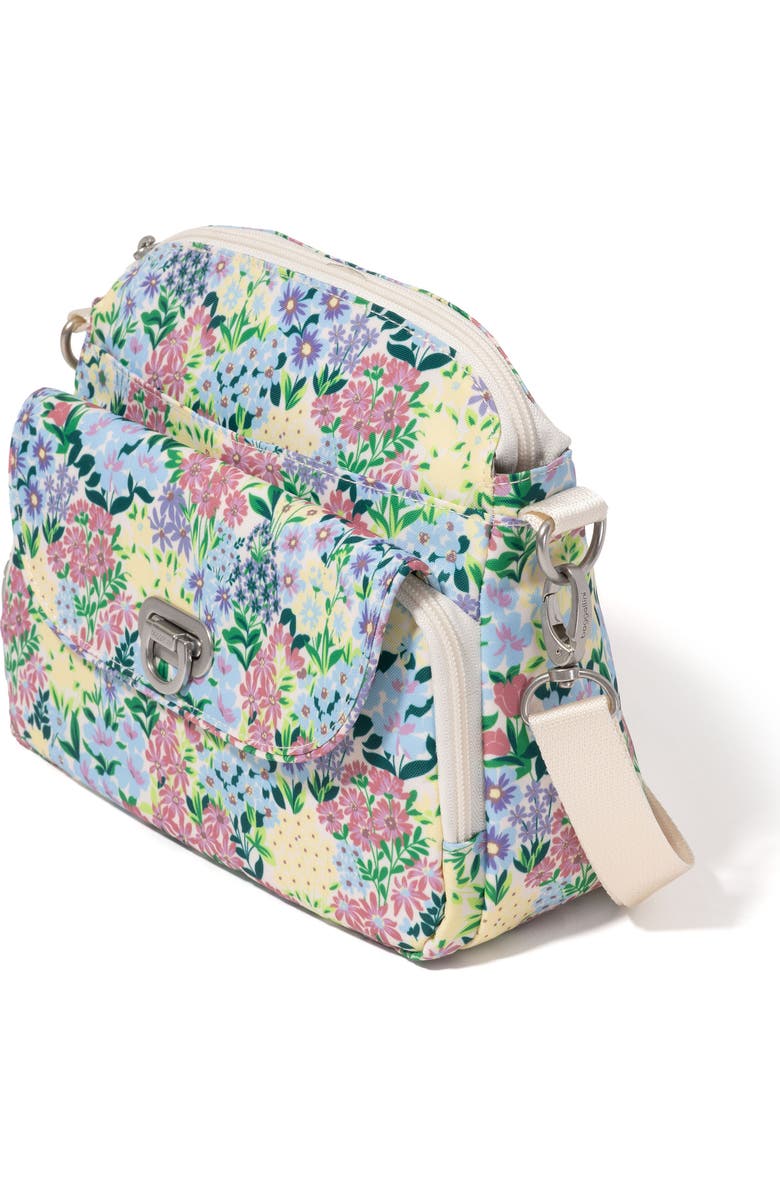 BAGGALLINI Coastal Flip Lock Crossbody Bag, Alternate, color, Meadow Print