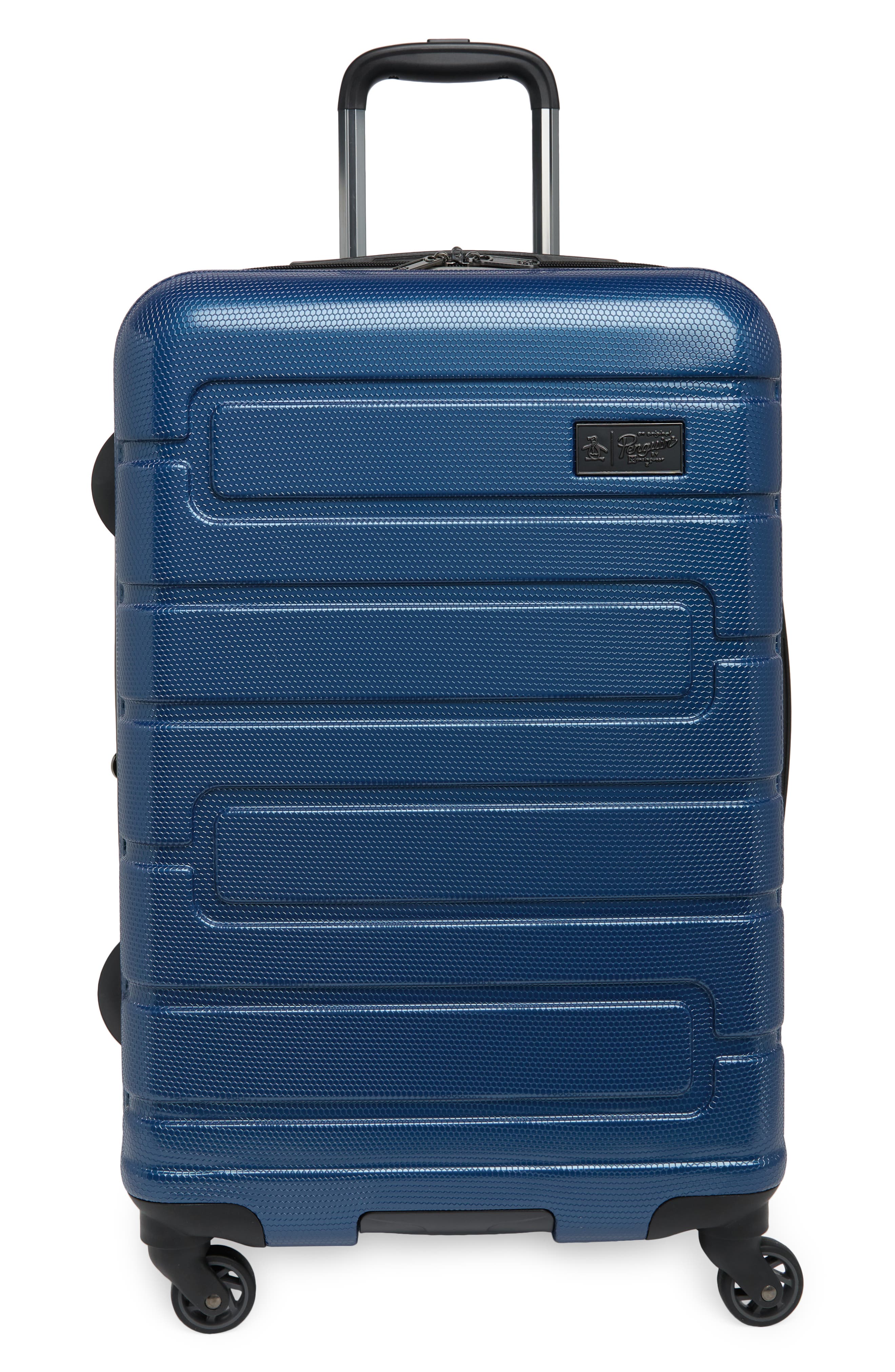 Original Penguin Crimson 25-Inch Spinner Packing Case, Main, color, 