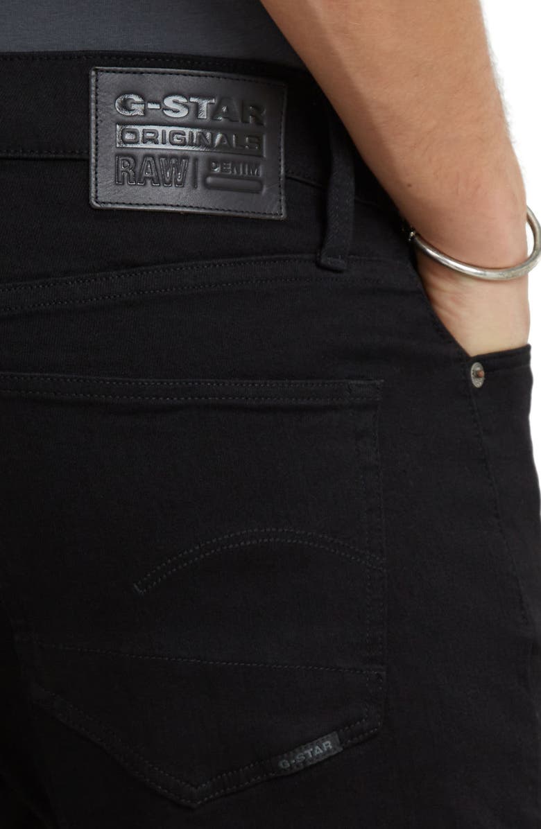 G-STAR 3301 Slim Fit Jeans, Alternate, color, Pitch Black