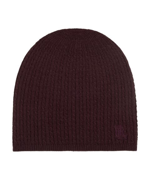 baby cable beanie