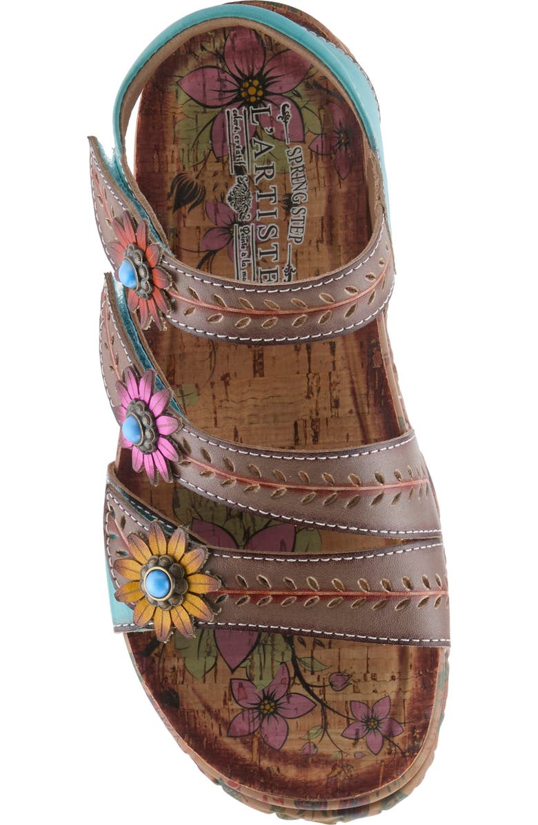 L'Artiste by Spring Step A New Trio Sandal, Alternate, color, Grey Multi