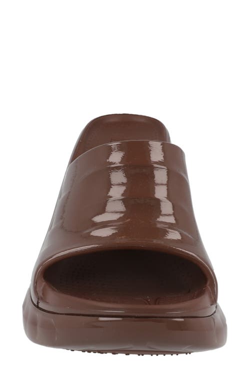 Givenchy Marshmallow Wedge Slide Sandal In Brown
