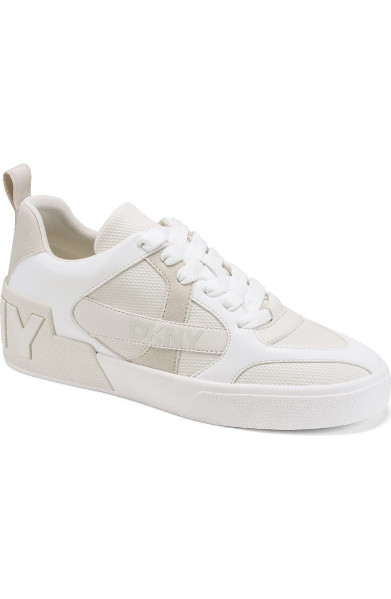 DKNY Magdelena Sneaker, Main, color, Soft White/ White