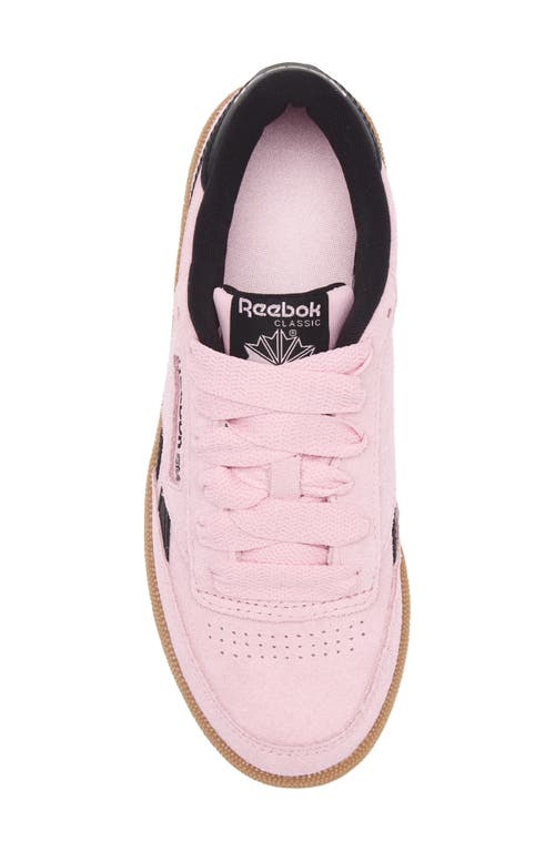 Reebok Kids' Club C Revenge Sneaker In Pink
