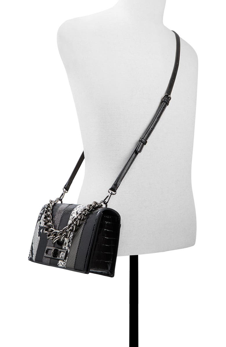 ALDO Qeela Patchwork Faux Leather Crossbody Bag, Alternate, color,