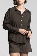 WEEKEND LOS ANGELES Maxime Stripe Button-Up Shirt