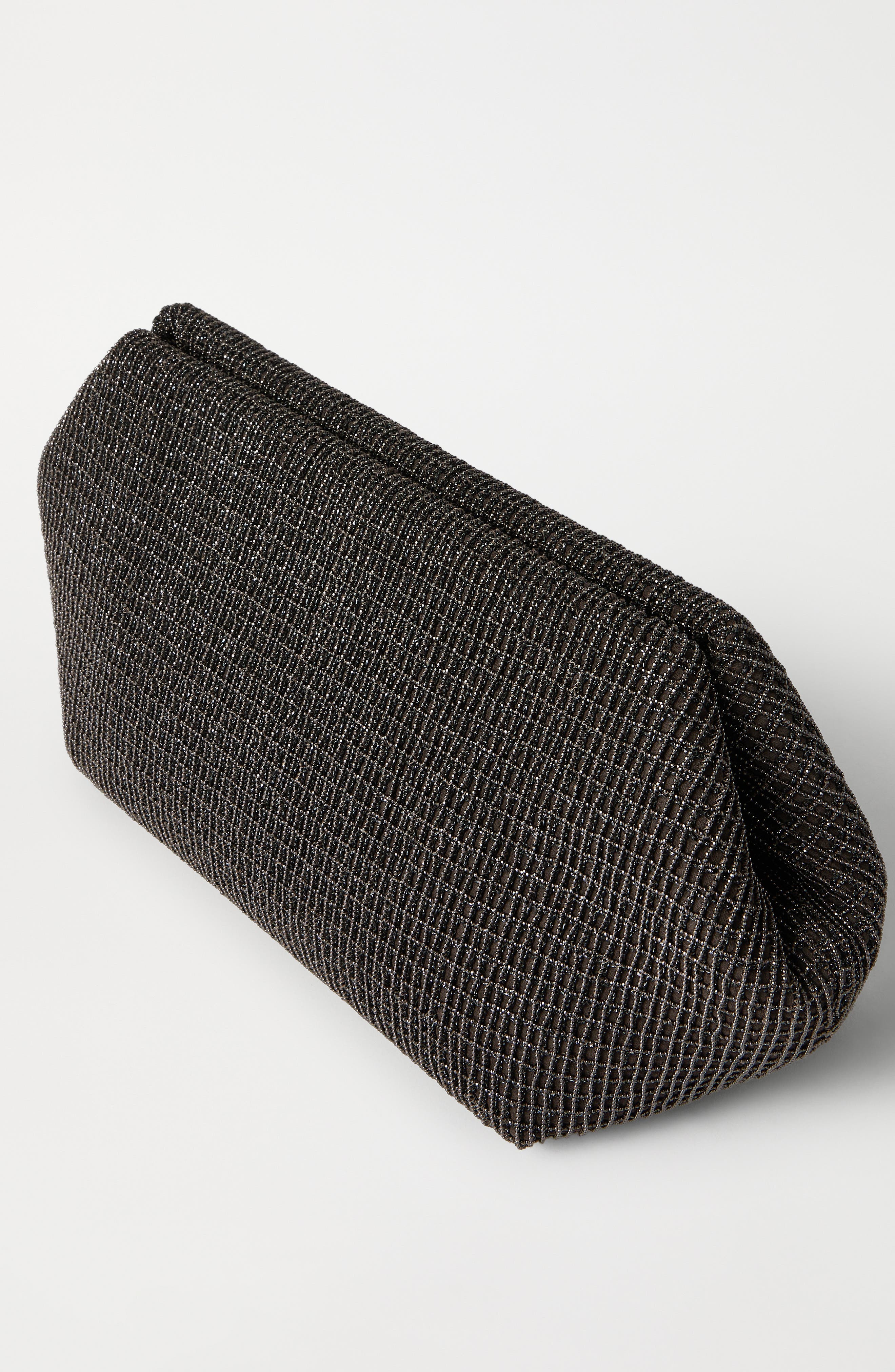 Brunello Cucinelli Precious pouch bag, Alternate, color, Black