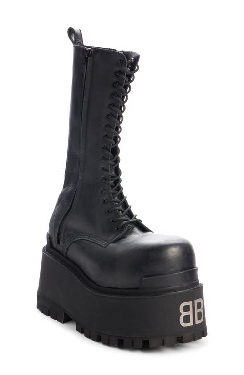 Balenciaga Giant Platform Boot In 1000 Black