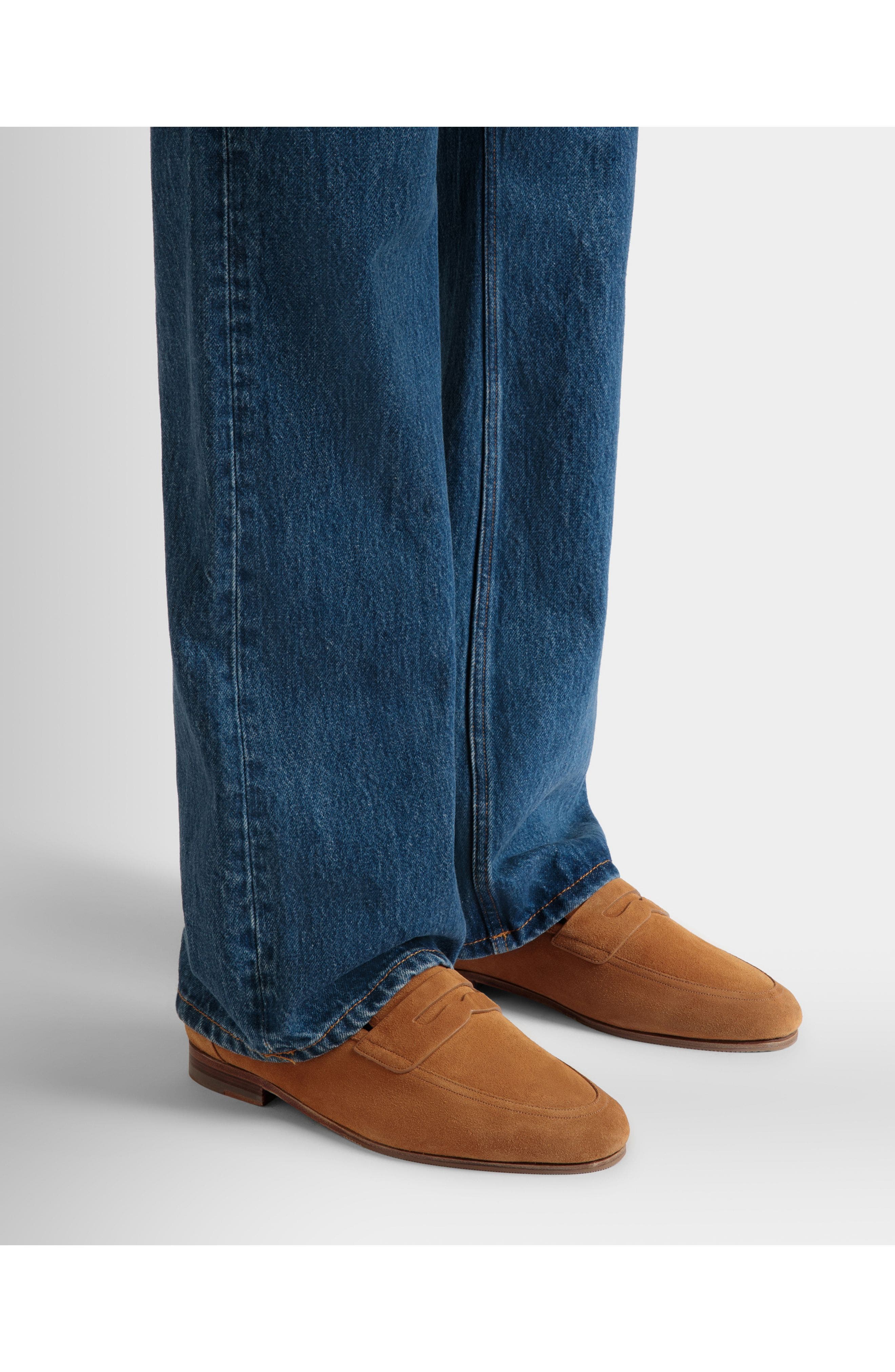 Bally Plume Loafer in Suede, Alternate, color, Deserto 22