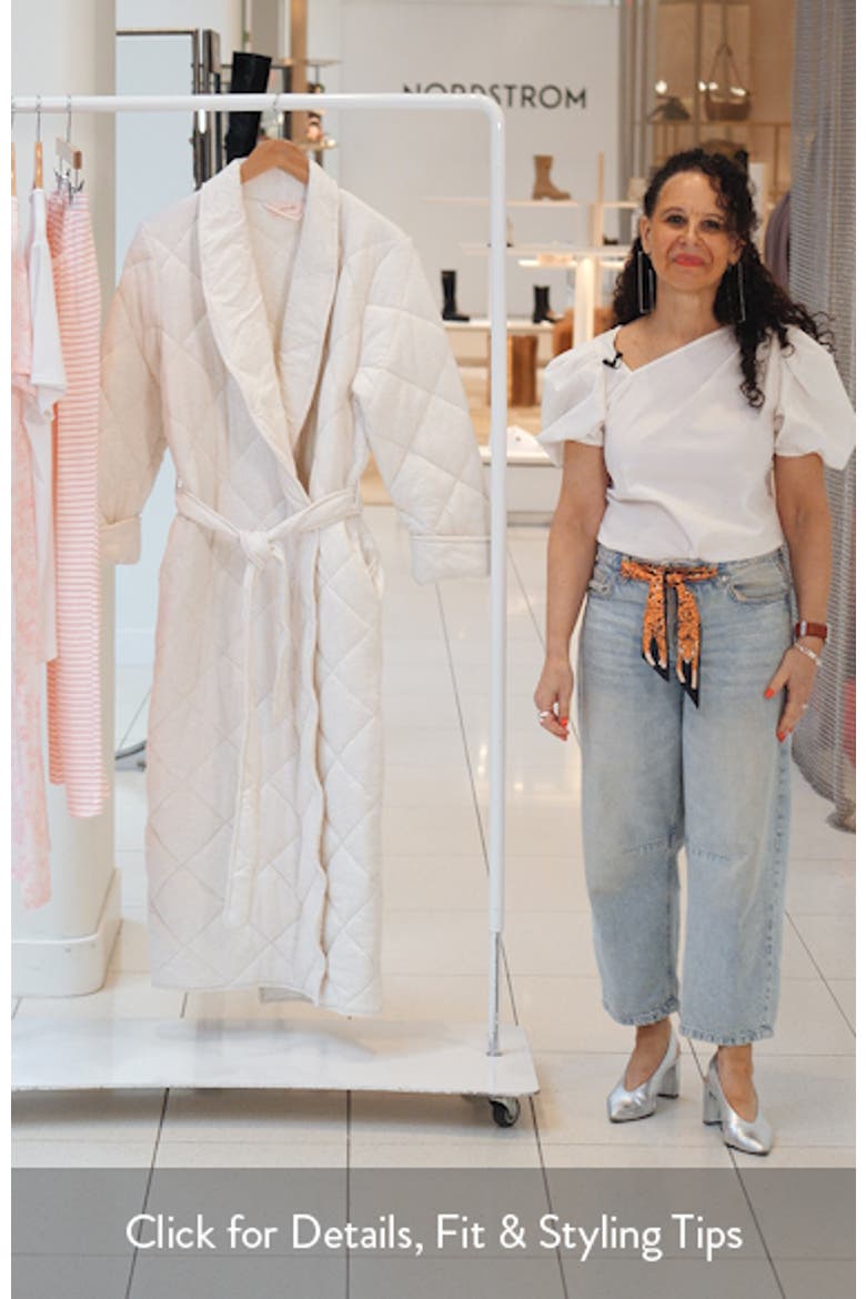 Quilted Cotton Maxi Robe video