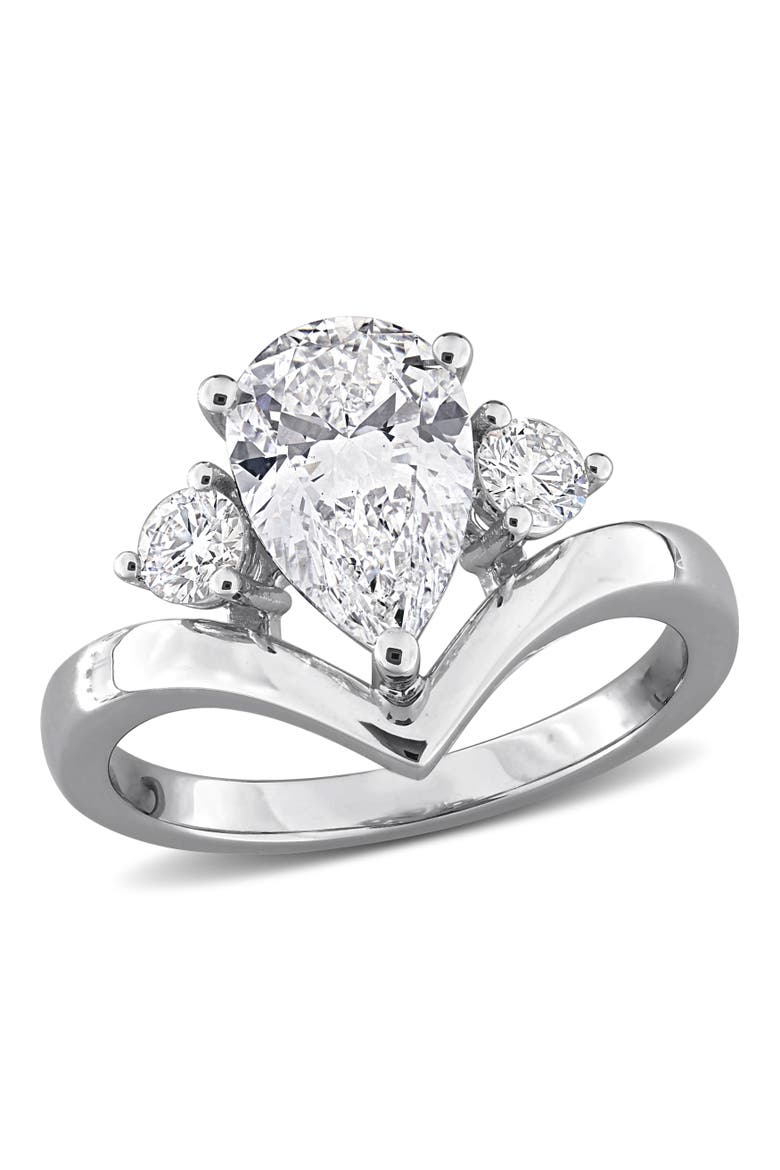 2-1/3 CTW Lab Grown Diamond Engagement Ring 14k, Main, color, White Gold