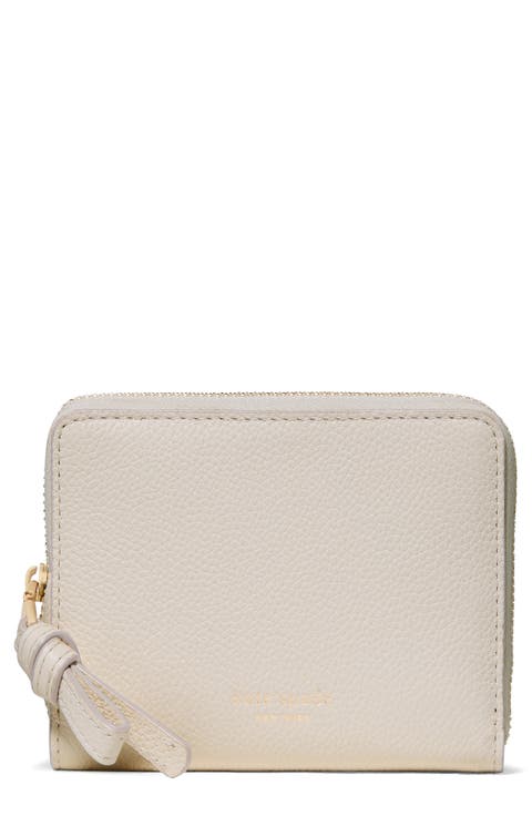 loop small pebbled leather zip wallet