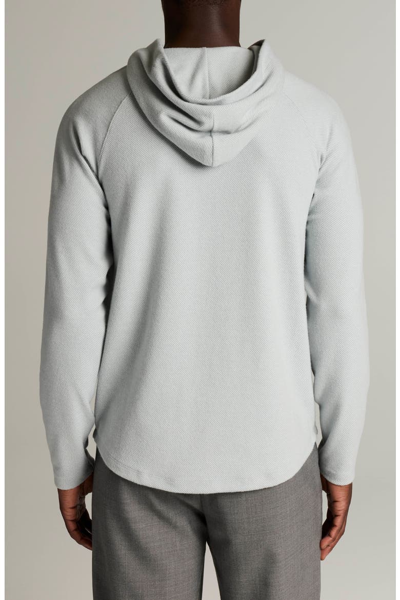 Broken Twill Hoodie, Alternate, color, HIGH RISE BLUE/OFF W