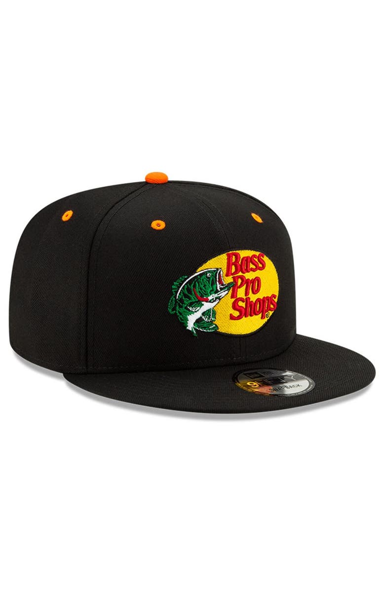 New Era Men's New Era Black Martin Truex Jr Bass Pro Shops 9FIFTY Snapback Adjustable Hat, Alternate, color, 