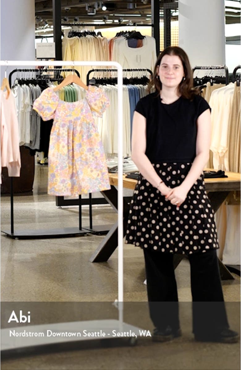 x Liberty London Kids' Rainbow Garden Dress, sales video thumbnail