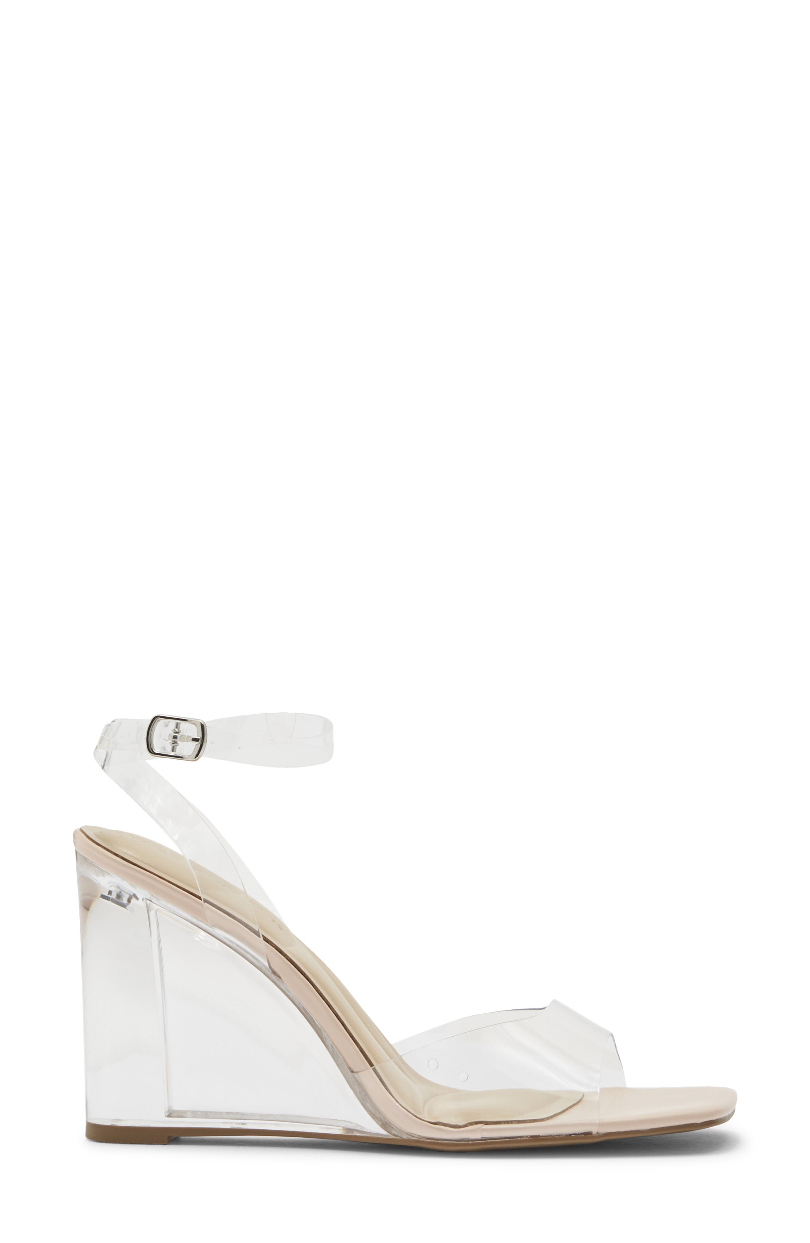 Sakina Ankle Strap Wedge Sandal, Alternate, color, NATURAL