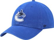 '47 Men's '47 Blue Vancouver Canucks Team Clean Up Adjustable Hat
