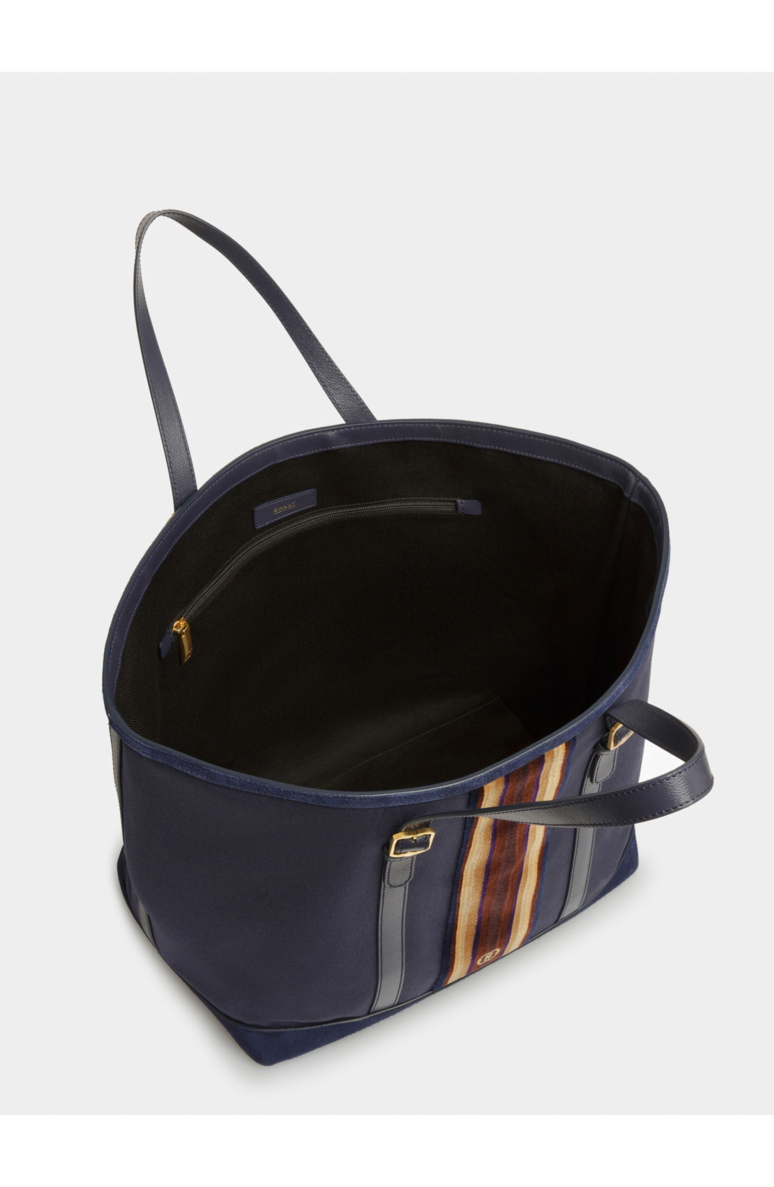 Bally Gare Tote Bag, Alternate, color, Blue