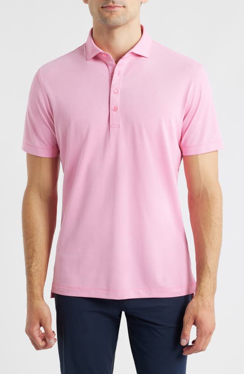 Clegg Solid Piqué Performance Golf Polo