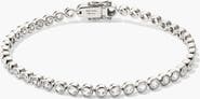MEJURI Bezel Sapphire Tennis Bracelet