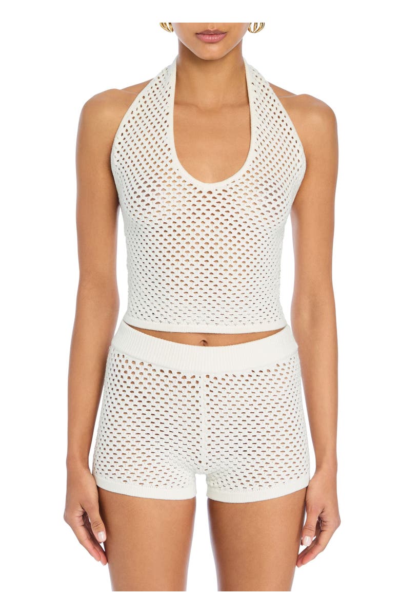 SER.O.YA Crochet Halter Top, Main, color, 