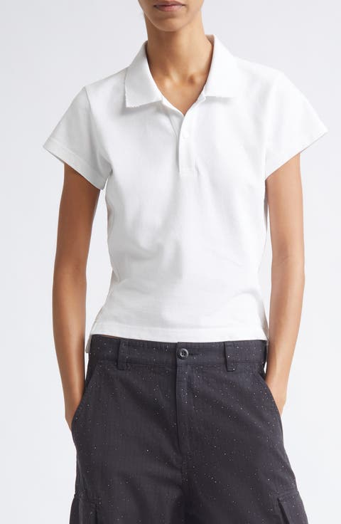 Shrunken Cotton Piqué Polo