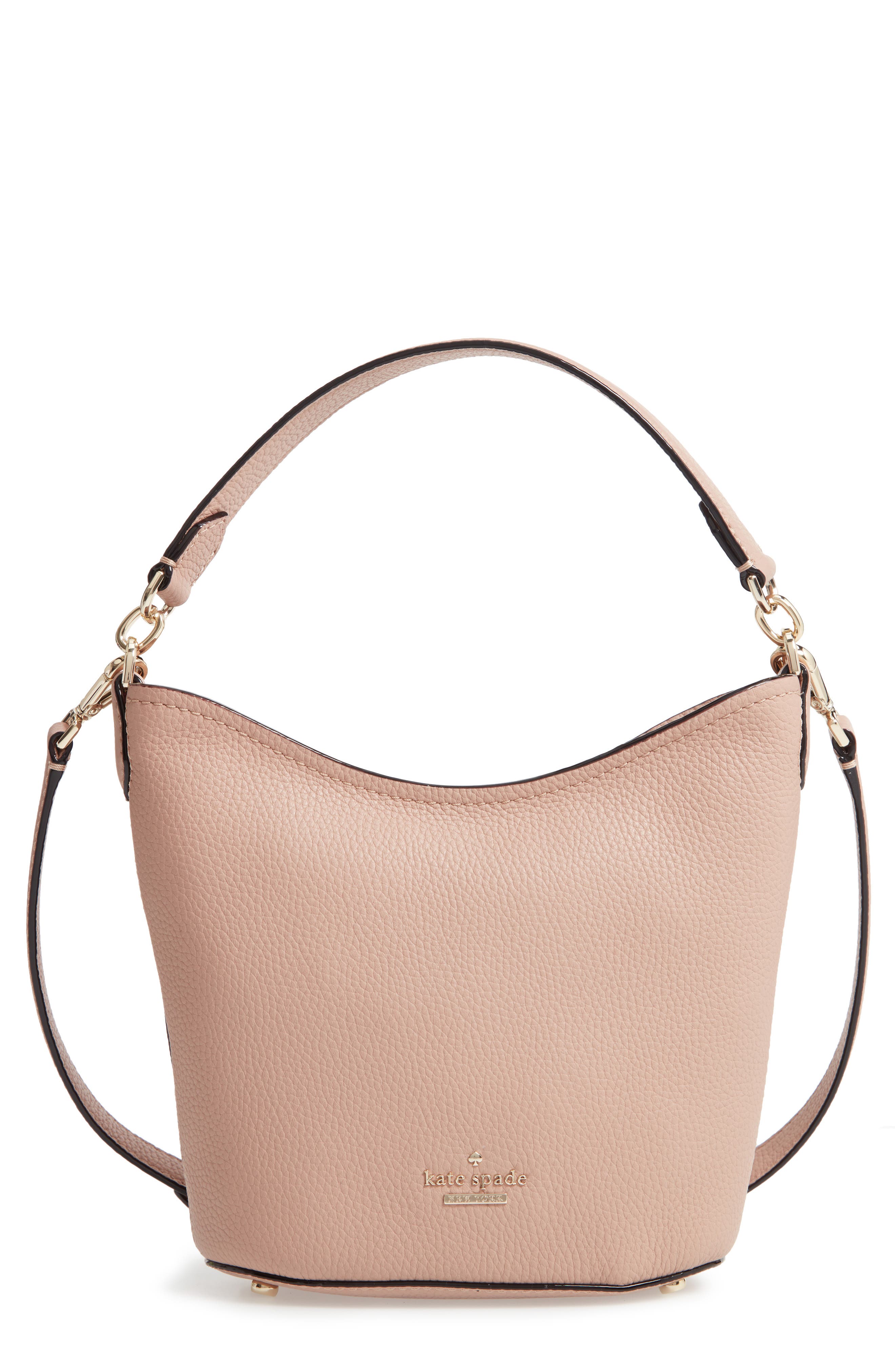 jackson street - small rubie leather crossbody bag, Main, color, GINGER TEA