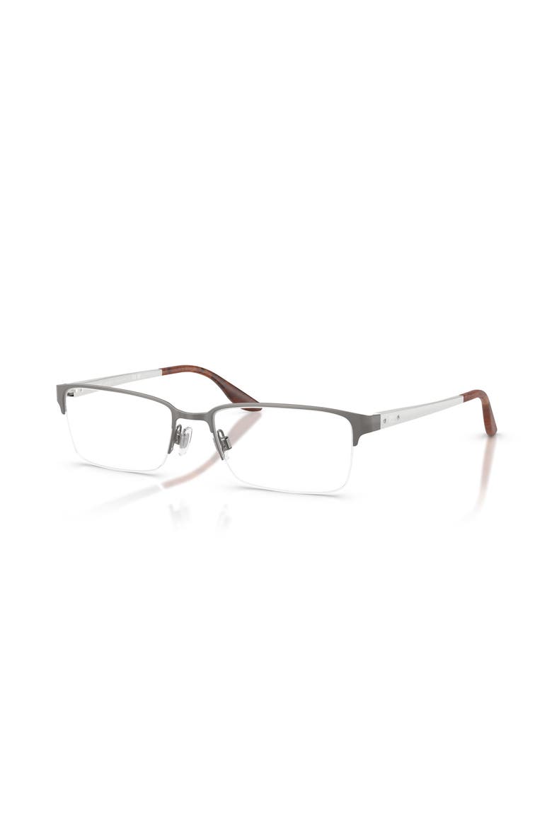 54mm Rectangle optical glasses, Main, color, Grey