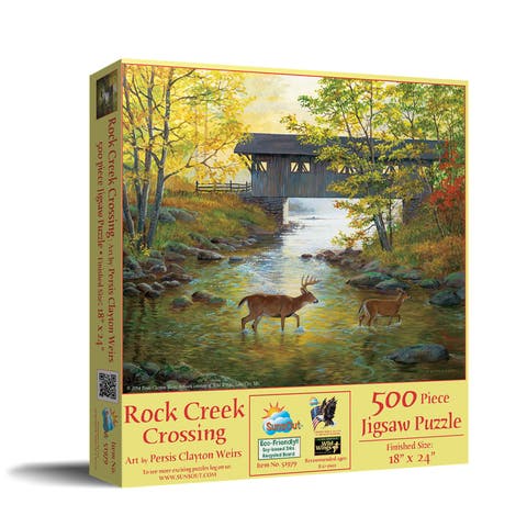 Rock Creek Crossing 500 piece Jigsaw Puzzle for Adults