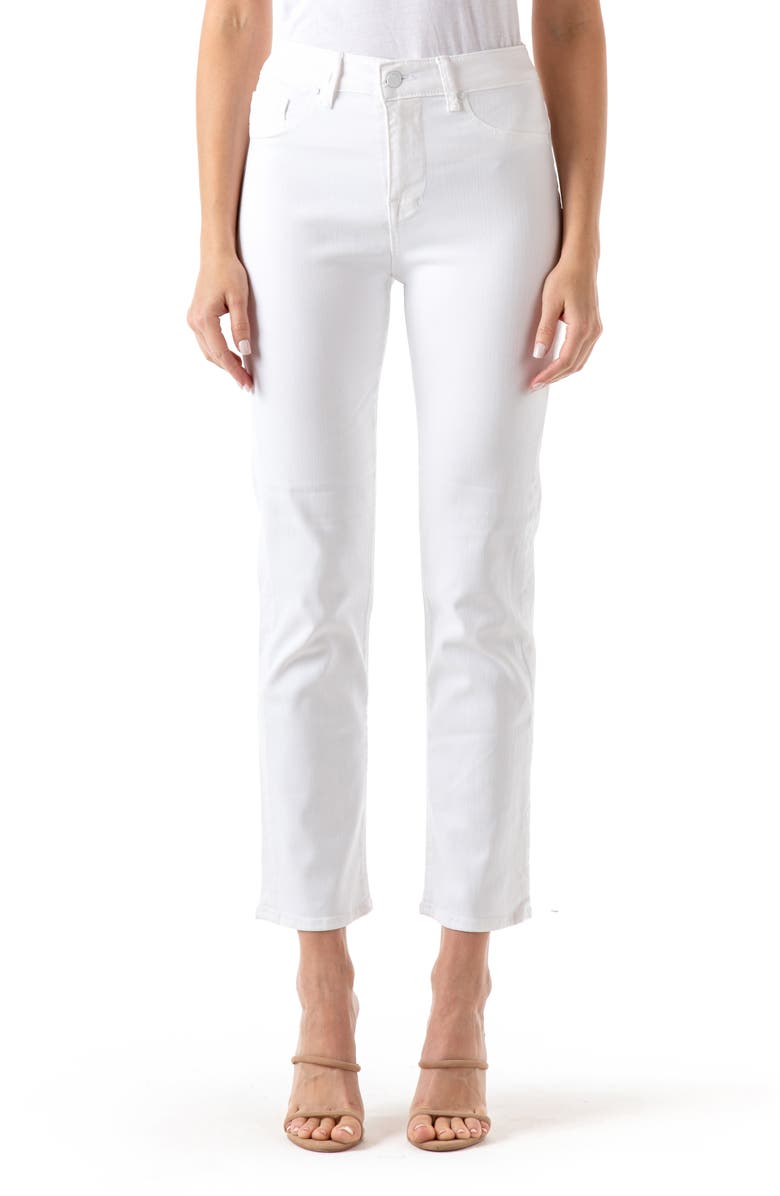 Fidelity Denim Cher High Waist Ankle Slim Jeans, Main, color,
