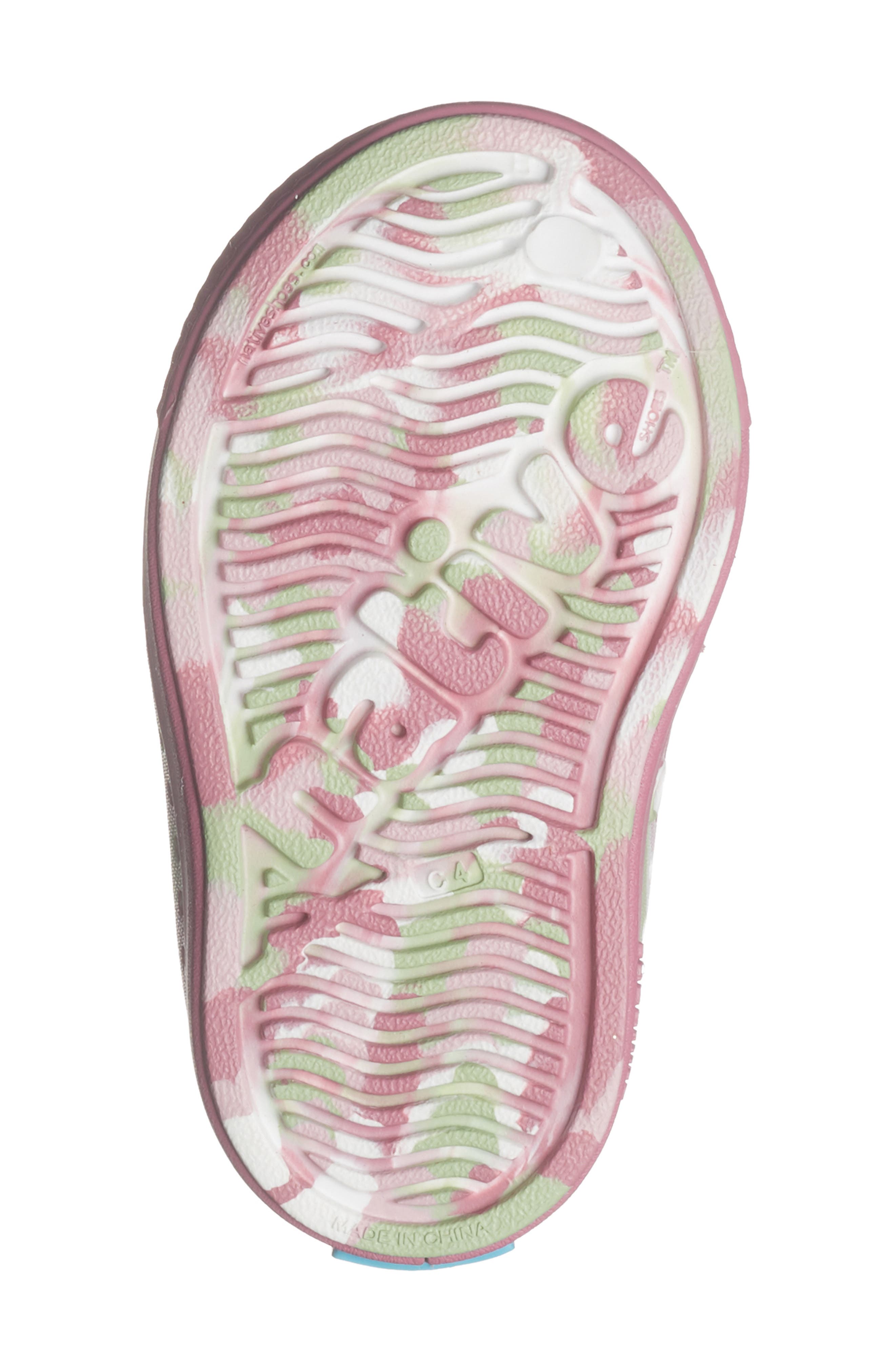 Native Shoes Kids' Jefferson French Terry Clog, Alternate, color, Twilight Pink Marble/ Pink