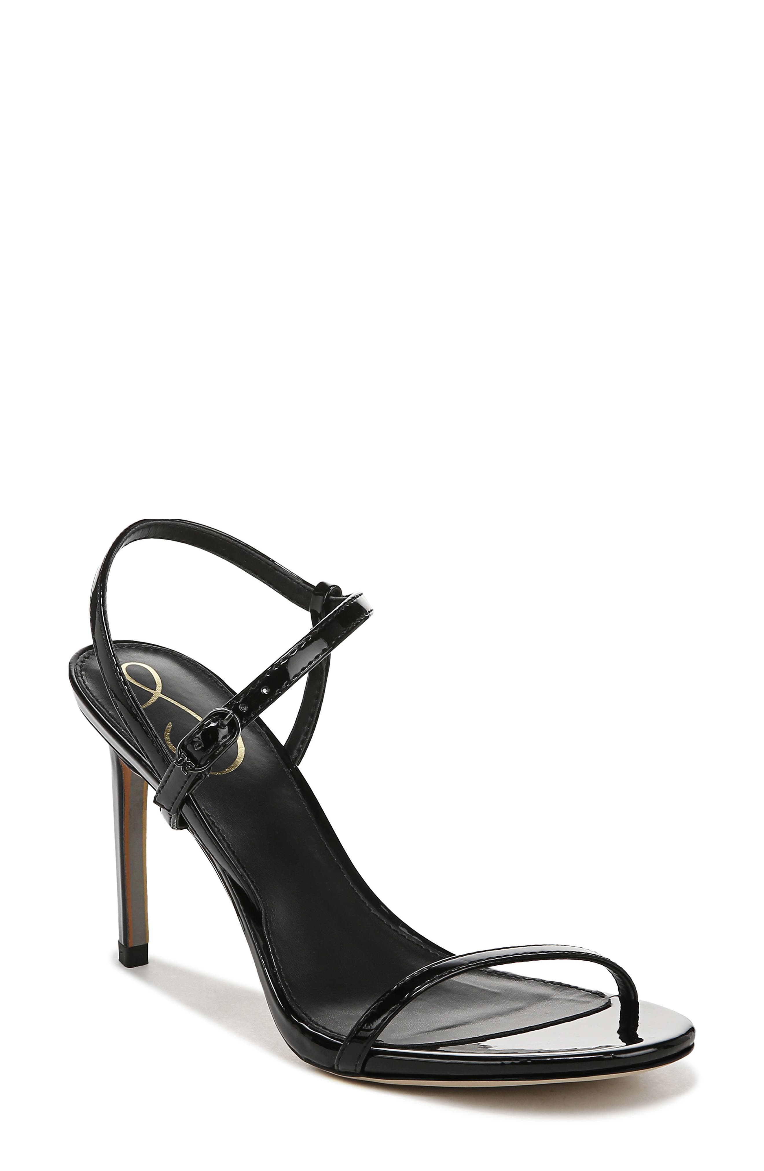 Doran Strappy Sandal, Main, color, BLACK