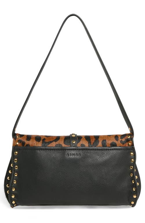 Aimee Armour Novelty Genuine Calf Hair Baguette Shoulder Bag