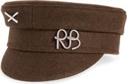 Ruslan Baginskiy Wool Blend Felt Beret Cap