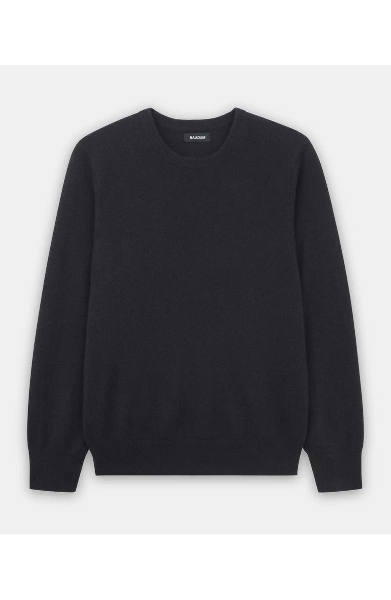 NAADAM The Original Cashmere Sweater, Alternate, color, Black